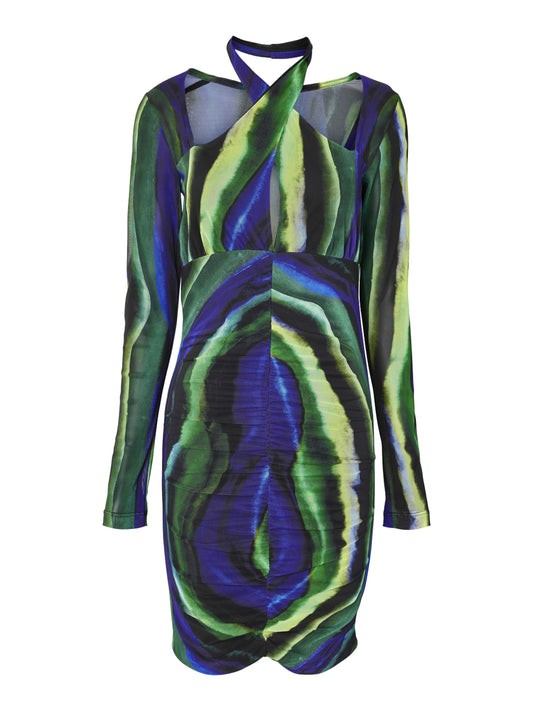 Noisy May NMLESLEY L/S MESH CUT OUT DRESS BG (8895884) Women