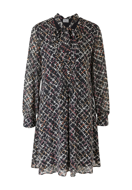 s.Oliver BLACK LABEL Robe en mousseline à nervures (SOA21C0LU-Q12) Women