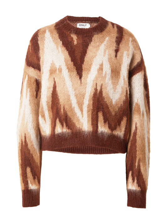 Only ONLLOTTIE LS JQ O-NECK CC KNT (12679546) Women