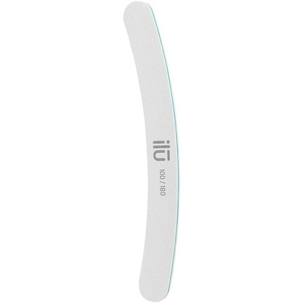 Ilu Banana Nail File for Natural Nails Double-Sided Curved High Quality 100/180