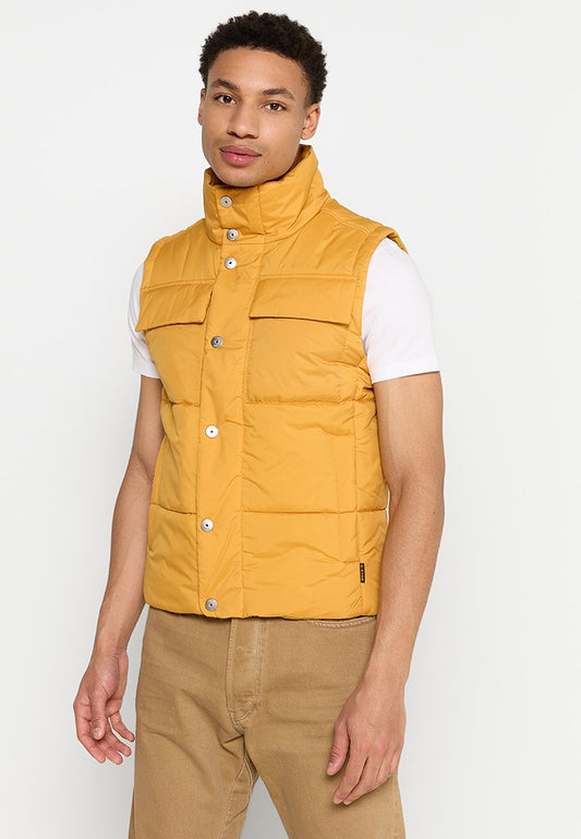 G-STAR Foundation pdd Vest Mustard Yellow (ZZO2EUF37-E00) Men