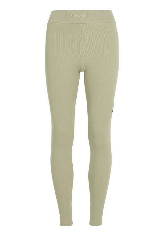 Tommy Jeans Women's Leggings ESS RIBBED LEGGING Olive (TOB21A06J-N11) Women