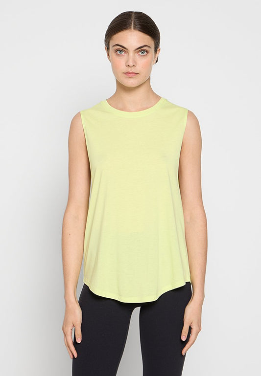 Girlfriend Collective 2 Pack Sue Relaxed Muscle Tee Neon Yellow (ZZO34RY09-S00) Women