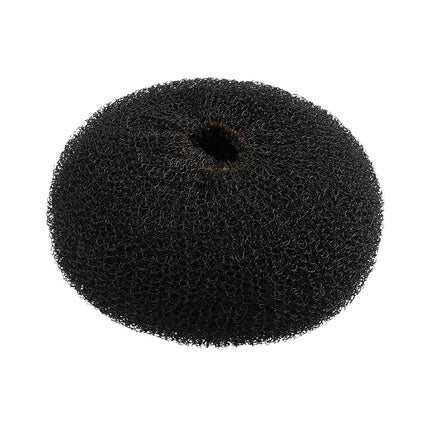Lussoni Hair Ring Donut Bun Maker 110mm Black