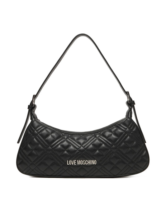 Love Moschino BORSA QUILTED PU NERO+GAL.NIKEL (JC4142PP0NLA000B) Women