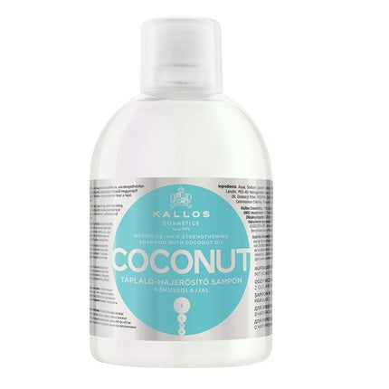Kallos Kjmn Coconut Nutritive Hair Strengthening Shampoo - 1000ml
