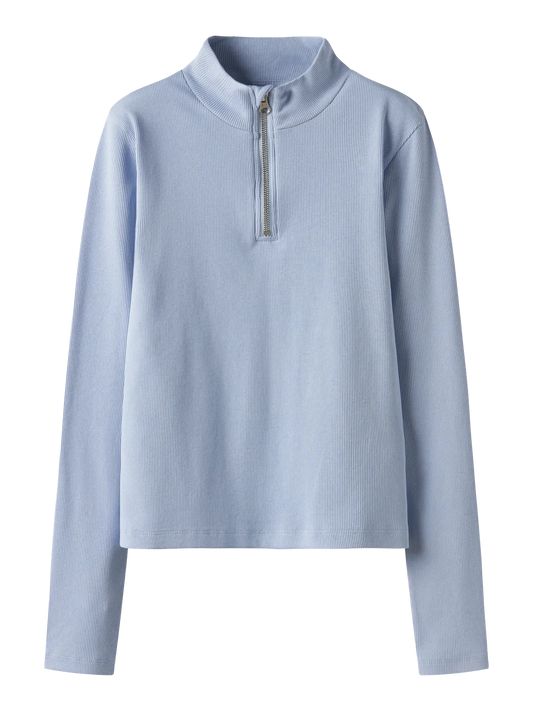 Hinaja Long Sleeve Short Half Zip Top Kentucky Blue (13252429) Kids