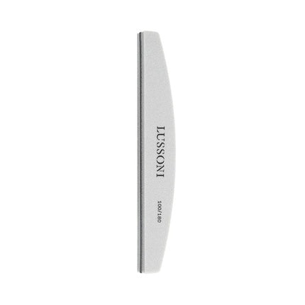 Lussoni Half Moon Professional Nail File 100/180 Grit - Pack of 10