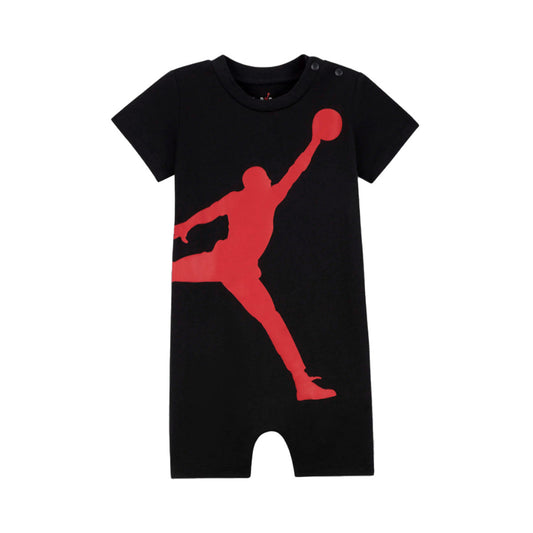 Jordan Coverall short Jumpman Knit Baby Black (655301-023) Kids