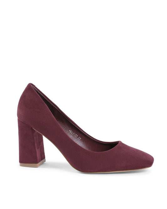 19V69 by VERSACE Bordeaux Heels (100161) Women