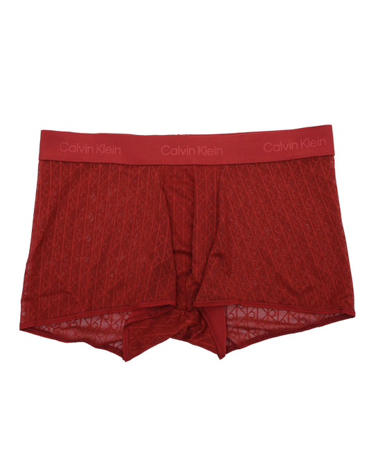 Calvin Klein Mens Low Rise Trunk LV00NB4431AF8 Red