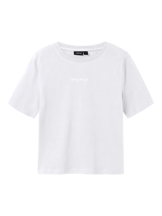Fave Short Sleeve Short Xs Top Bright White (13245648) Kids