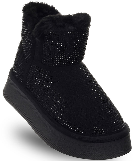 SOLO SOPRANI COUTURE Ankle Boots Women's STRASS FUR (8023) Women