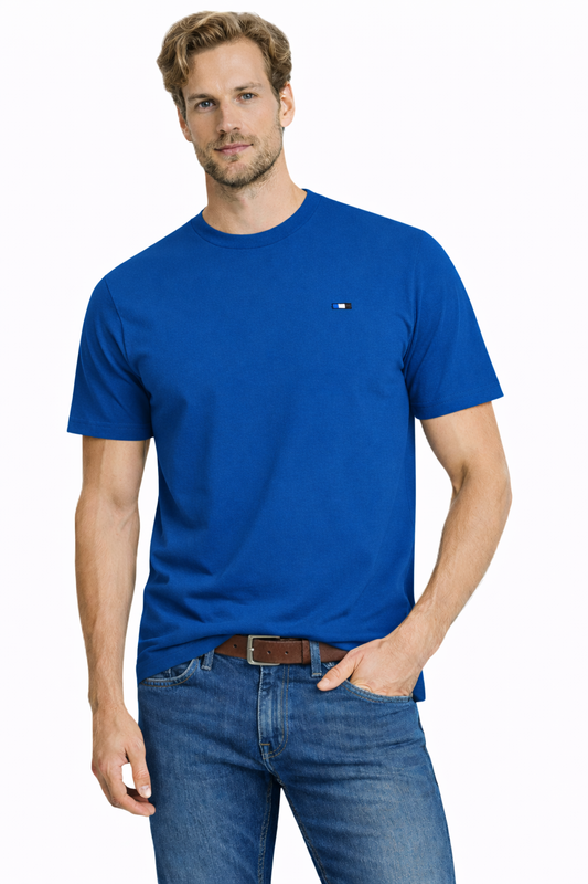 CARPOCAP TREND! T-SHIRT T-shirt Men's CIEMNONIEBIESKI (9414) Men