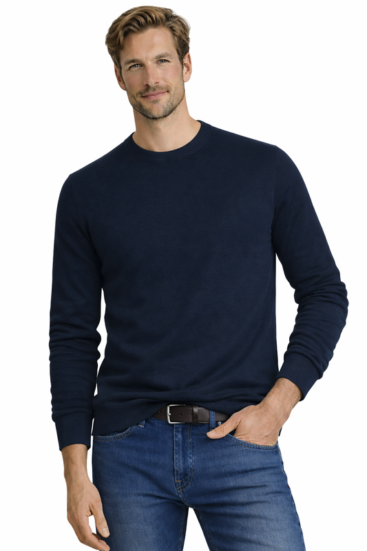 JACK&JONES Sweater JJEPERFECT WO KNIT CREW NECK SN 12279179 MARMITE BLUE (9200) Men