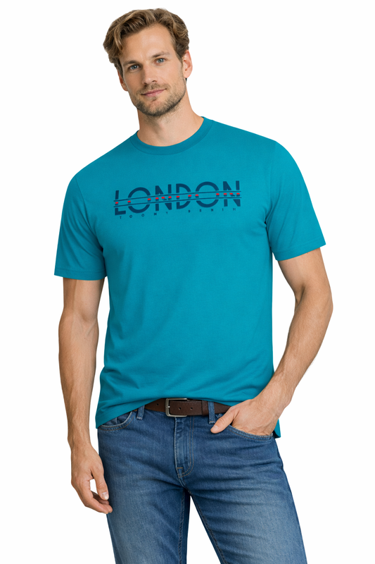 JUMPER T-SHIRT T-shirt Men's Turquoise (9181) Men