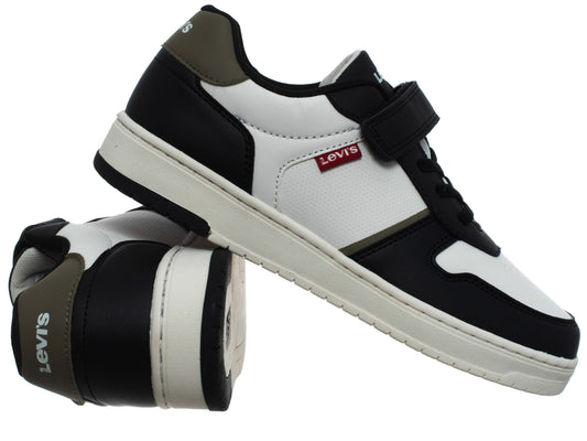 LEVI'S Shoes Kids' KICK SE OFFWHITE BLACK (9485) Kids
