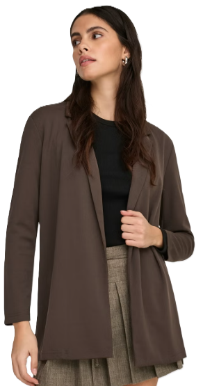 JDY ONLY JDY Blazer Women's JDYGEGGO L/S BLAZER JRS NOOS CHOCOLATE BROWN (10210) Women