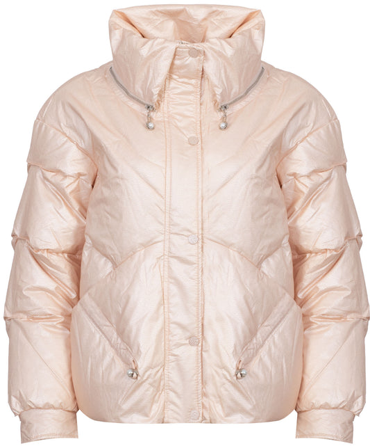 ROMEO GIGLI Jacket Down Women's Z WYSOKO ZAPINANYM Collar R04 / ROSA (7864) Women