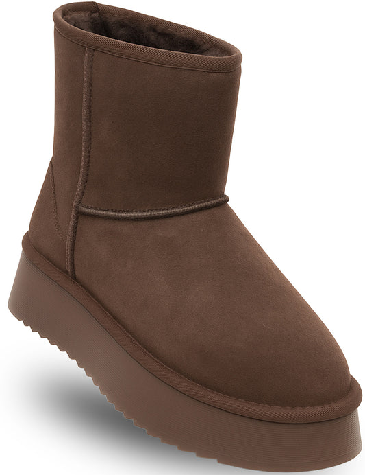 SOLO SOPRANI COUTURE Leather Ankle Boots Women's TIR PLATFORM (8026) Women