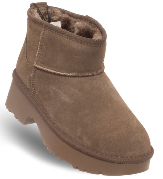 SOLO SOPRANI COUTURE Leather Ankle Boots Women's LEA SUEDE (8029) Women