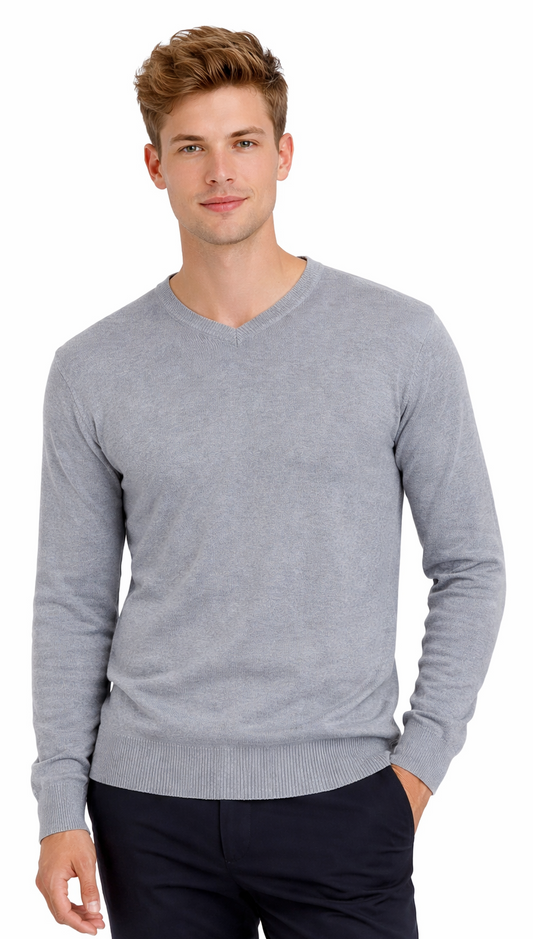 S'WEST Sweater B 6425 LIGHT GRAY (8574) Men
