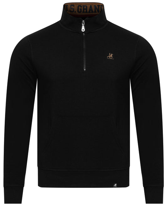 U.S. GRAND POLO EQUIPMENT & APPAREL - SWEATSHIRT - SWEATSHIRT WITH HALF ZIP US52300M/4008 Men
