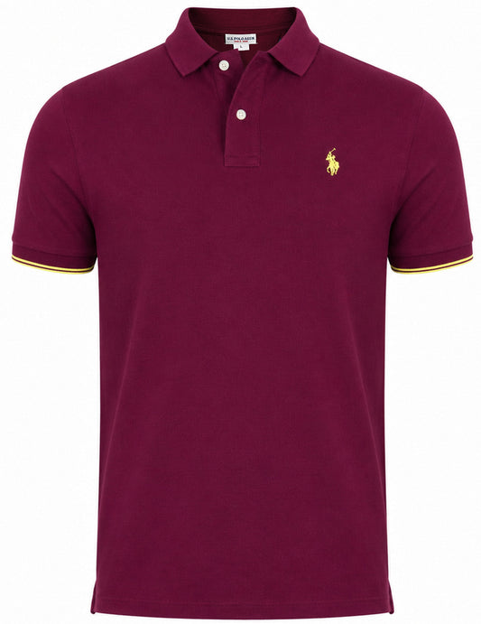 U.S. Polo Assn. Men's T-shirt POLO BURGUNDOWA (10506) Men