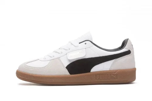 Puma Palermo Leather Puma White-Vapor Gray-Gum (39646401) Unisex