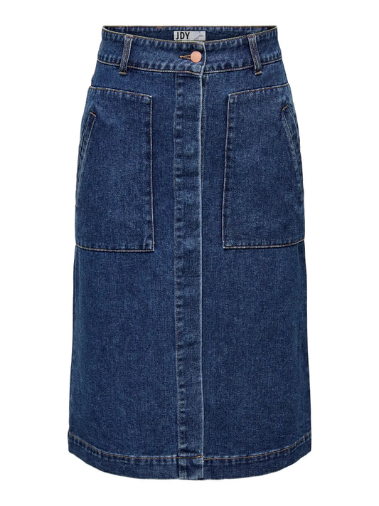 Olivia High Waist Skirt Denim Dark Blue Denim (15286309) Women