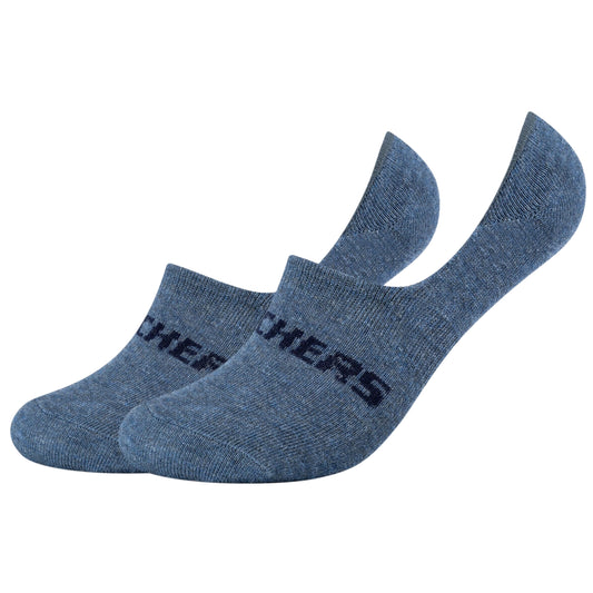 Skechers 2PPK Mesh Ventilation Footies Socks SK44008-5500 Unisex