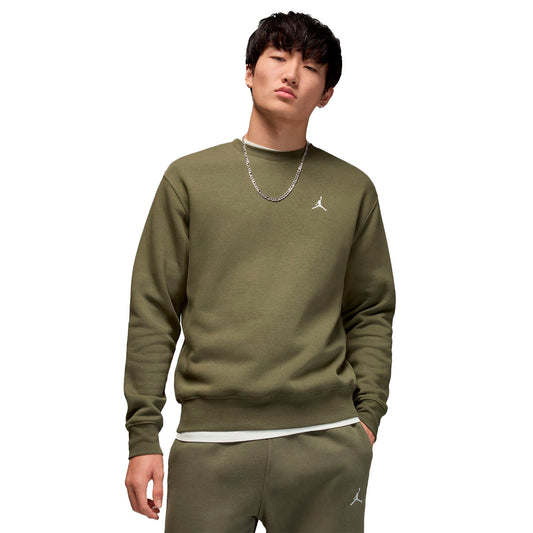 Jordan Brooklyn Fleece Crew Medium Olive (FV7293-222) Unisex