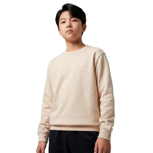 Jordan Brooklyn Fleece Crew Legend Lt Brown (45F114-XAE) Kids