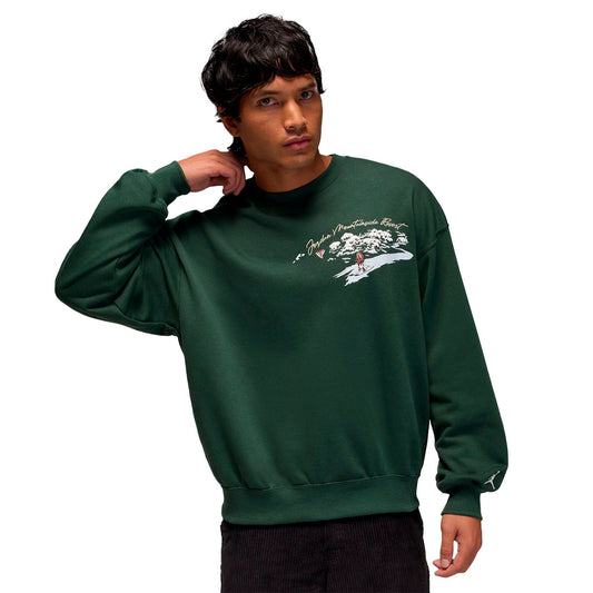 Jordan Brooklyn Snowscape Crew Midnight Green (IM6317-327) Unisex