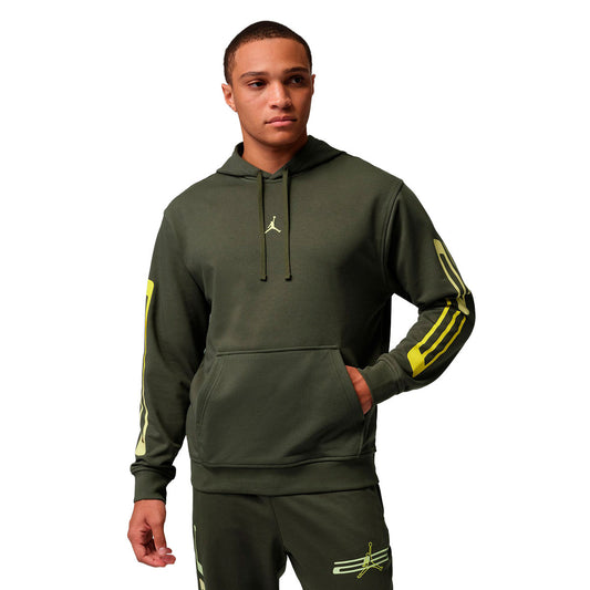 Jordan Sweatshirt Sport Crossover Graphic Fleece Cargo Khaki (IF0851-325) Unisex