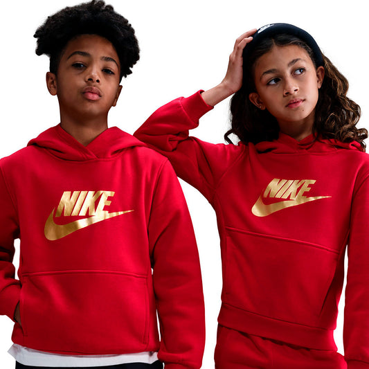 Nike Sweatshirt Club Fleece University Red (IH2874-657) Kids