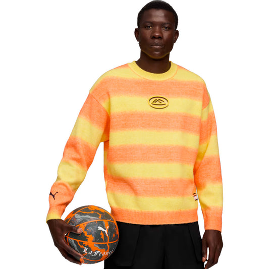 Puma Lafrance Heem Knit Sweater Orange Glo (632476-01) Unisex