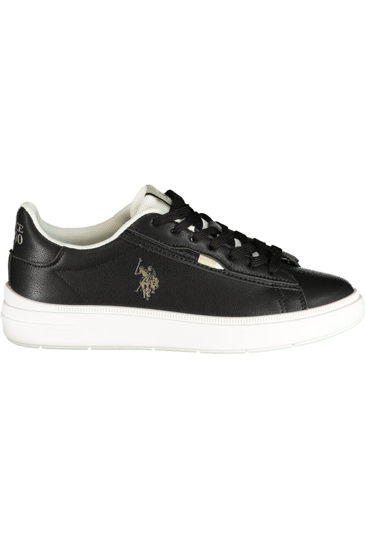 U.S. POLO ASSN. Sneakers Black (ARIS002W6YM1_NEBLKGOL) Women