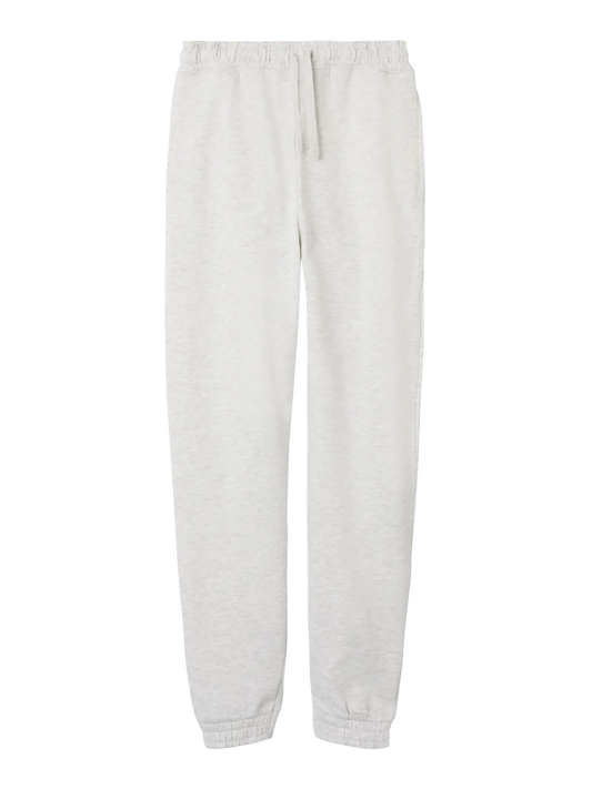 Nlnnizu Bru Sweat Pant Light Grey Melange (13234684) Kids